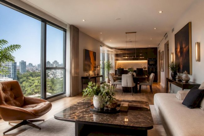 Furnished apartments in a new building in Etiler, Beşiktaş, are becoming the new standard for the premium rental market.