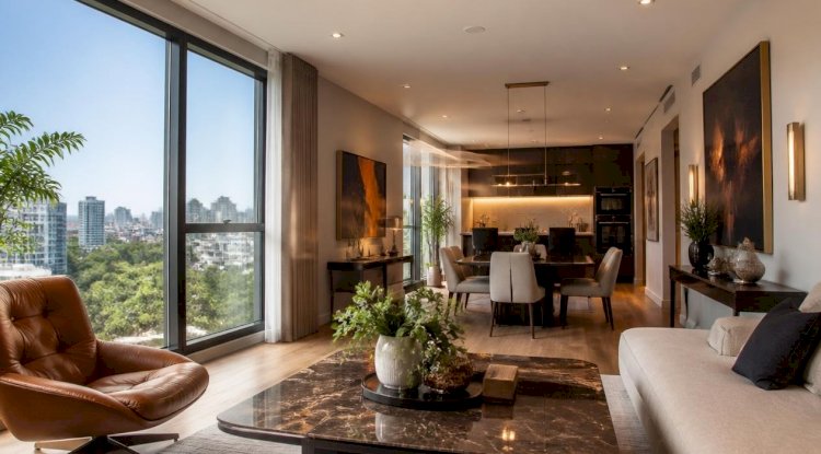 Furnished apartments in a new building in Etiler, Beşiktaş, are becoming the new standard for the premium rental market.