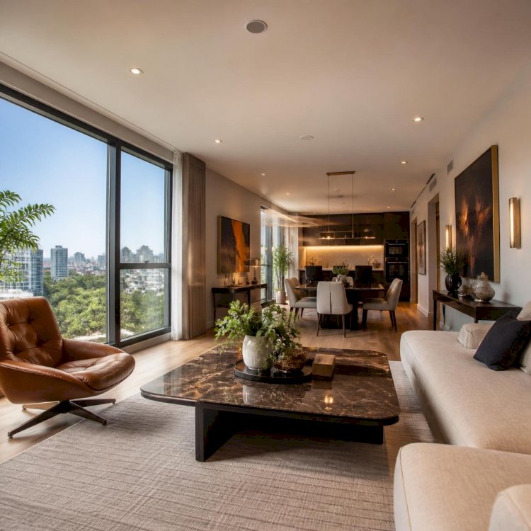 Furnished apartments in a new building in Etiler, Beşiktaş, are becoming the new standard for the premium rental market.